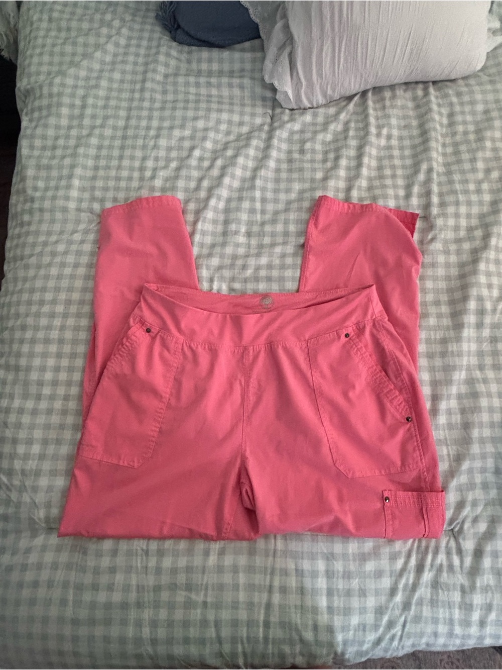 healing hands pink scrub Pants